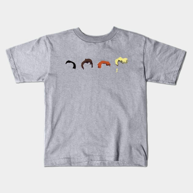 Bustin' Hair Kids T-Shirt by MessyDesigns